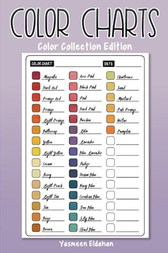 Download Color Charts: Color Collection Edition: 50 Color Charts to record your color collection all in one place PDF