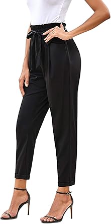 paper bag slim pants