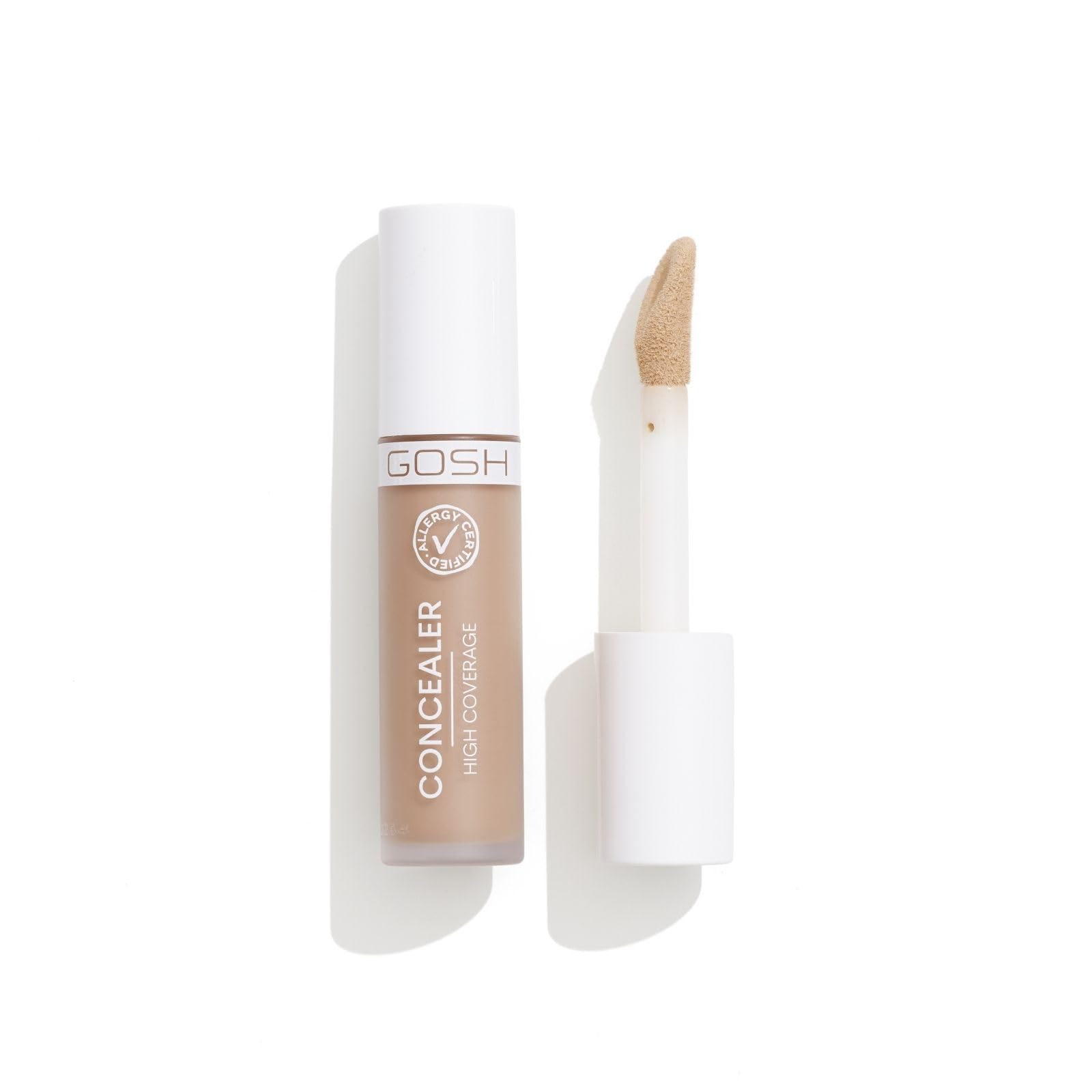 GOSH Concealer High Coverage 005 Tawny I High coverage liquid concealer to cover dark circles, redness, blemishes and pimples for sensitive skin I Long-lasting, vegan and allergy-certified