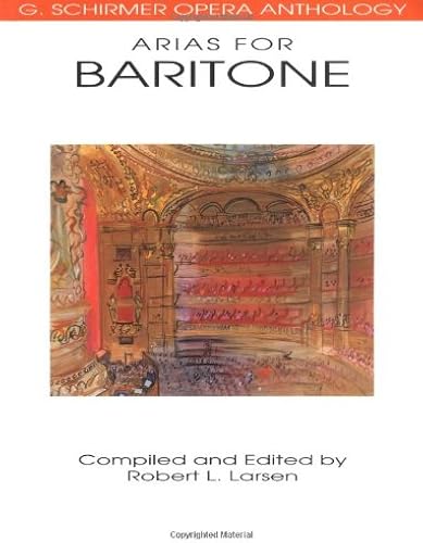 Download Arias for Baritone: G. Schirmer Opera Anthology PDF
