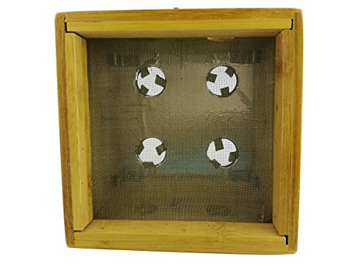 Winterworm Bamboo Four Hole 4 Hole Healing Box for Moxa Moxibustion Medicine Therapy