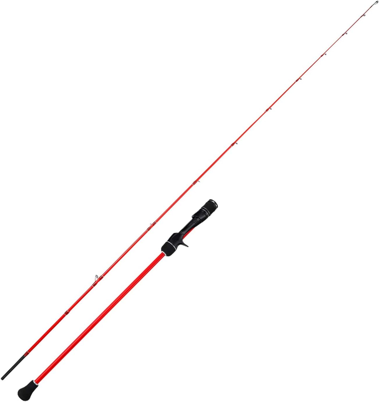 Small Lake 1.8M 1.98M Pe 0.8 1.5 Light Jigging Rod 30 80G Fishing Rod For Sea Fishing Slow Jigging Rod Casting Type Solid Tip Power 8Kg