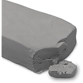 ReArt Air-Dry Clay Modelling, 2.2 pounds Ideal for Beginners and Advanced Sculptors All-Purpose Modeling Clay (Gray)