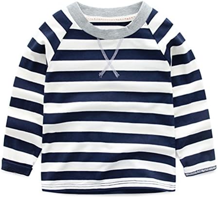 Elfin Park Baby Boys Navy Cotton Round Neck T-shirt Undershirt 80