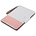 ULAK iPad Air Case, Multi-Angle Rotating Stand Protective Case Cover for Apple iPad Air (2013 Release) with Automatic Wake/Sleep Function (Rose Gold/Black Stripe)