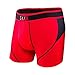 Saxx Mens Kinetic Boxer Briefs Red/Black M
