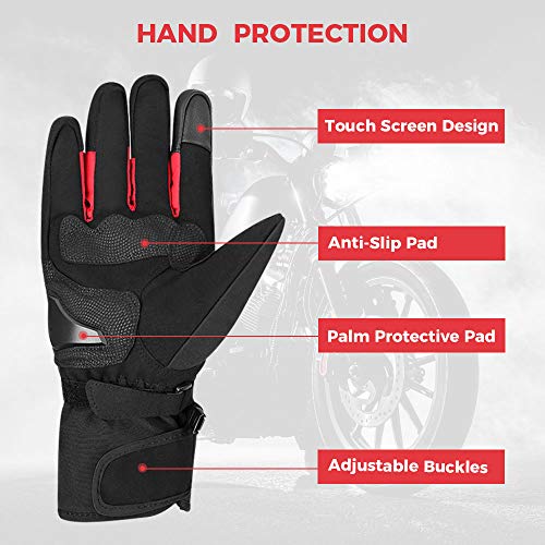 5 Motorcycle+Gauntlet+Touch+Screen+Gloves+Windproof+Resistant