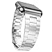 PUGO TOP Replacement Apple Watch Band 40mm 38mm for Women Men, Stainless Steel Metal Replacement Classic iWatch Wristband Strap for Apple Watch Series 4/3/ 2/1, 38/40mm Silver