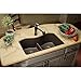 Elkay Quartz Classic ELGULB3322MC0 Equal Double Bowl Undermount Sink with Aqua Divide, Mocha