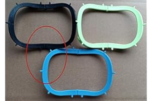 ACMEDENT 2Pcs Rubber Dam Sheets Frame Light Foldable X-Ray Film Dental Hager Style Blue Green Black 134℃ (Black+blue)