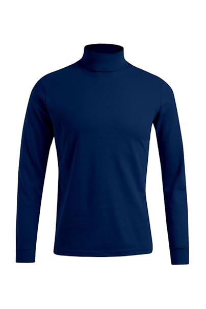 Promodoro Rollkragen Langarmshirt Herren