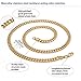 Jstyle Stainless Steel Male Chain Necklace for Men, 8.5-30