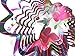 WorldaWhirl Whirligig 3D Wind Spinner Hand Painted Stainless Steel Twister Hummingbird (12