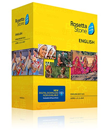 Learn english: rosetta stone english (british) - level 1-5 set