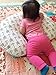 Maternity Breastfeeding Pillow Cover by Danha-Newborn Baby Feeding Cushion Case-Cute Donut Shape Wedge Pillow-Best Infant Support-for New Moms-White Arrow Prints Slipcover