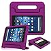 Fintie Shock Proof Case for All-New Amazon Fire 7 Tablet (7th Gen, 2017) - Kiddie Series Light Weight Convertible Handle Stand Kids Friendly Cover, compatible with Fire 7 (5th Gen, 2015), Purple