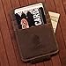 Money Clip Wallet, Card Holder, Keychain Bottle Openers, Slim Front Pocket, Brown