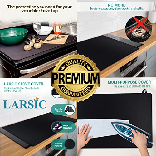 Larsic Stove Cover Protects Electric Stove Washer Dryer Top. Anti