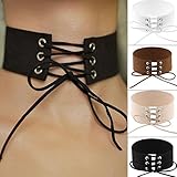 JoJo & Lin Vintage Chic Choker Harajuku Velvet Belt Collar Necklace for Women Gothic Harness Necklace