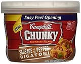 Campbell's Chunky Soup, Sausage & Pepper Rigatoni, 15.25 Ounce (Pack of 8) (Packaging May Vary)