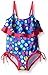 Pink Platinum Girls' Colorful Dots Swimsuit