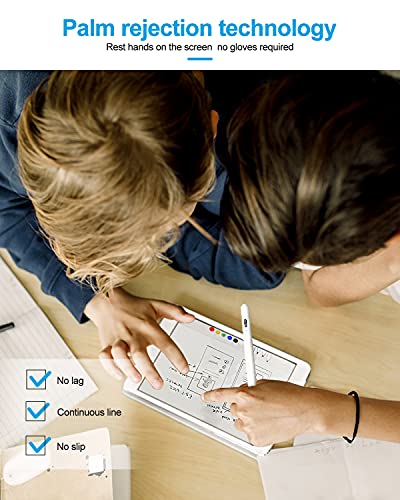 Stylus Pen for iPad (2018 and Later), FaAmour Precise Active Pen for iPad Pencil with Palm Rejection Photograph Tilting for iPad Pro (11/12.9 Inch), iPad 6/7/8th, Pad Air 3rd/4th, iPad Mini 5th Gen