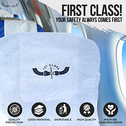 2 PACK Disposable Airplane Seat Cover 1st Class Safety Quality