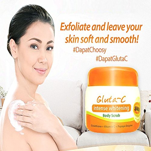 2x of Glutac Intense Skin Whitening Bleaching Glutathione Body Scrub