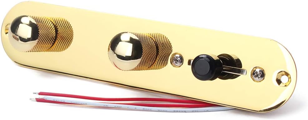 thumbnail image 2 of Alnicov 3-Way Prewired Control Plate For Telecaster Guitar - Loaded Harness With Knobs 2 of 13