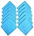 Sinland Microfiber Waffle Weave Dish Cloths Household Kitchen Cleaning Cloth Wiping Cloth Wash Cloth 13Inchx13Inch Turquoise 12 Pack