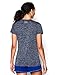Under Armour Women's Tech V-Neck - Twist Logo, Navy Seal (942)/Dark Navy Blue, Medium
