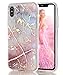 SPEVERT for iPhone Xs Max Case Luxury Marble Stylish Slim Cover for Girl Women Cute Elegant Sparkly Glitter Shockproof Durable Protective Case for iPhone Xs Max 6.5 inches - Coloful