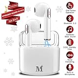 Wireless Earbuds,Bluetooth Earbuds Wireless Earphones Noise Cancelling with Mic Charging Case,Sport Running Mini True Stereo Earbuds Bluetooth Compatible Android Samsung Huawei Phones X 8 7