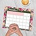 Floral Bouquet Mini Desk Wall 2020 Calendar: July 2019 - June 2020 (Academic Year Desktop Calendar, Planning Blotter)