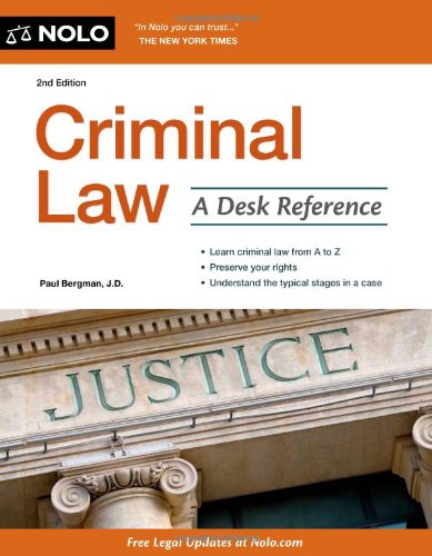 Download Criminal Law: A Desk Reference