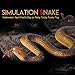 Walmeck Simulation Black Rubber Snake Fake Snake Garden Props Tricky Funny Toy