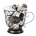 ARAD Coffee Cup Pod Storage Basket, Lattice Wire Basket, Kitchen and Home Decoration