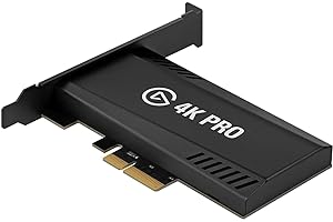 Elgato 4K Pro, Internal Capture Card: 8K60 Passthrough/4K60 HDR10 with Ultra-Low Latency on PS5|Pro, Xbox Series X|S, Nintend
