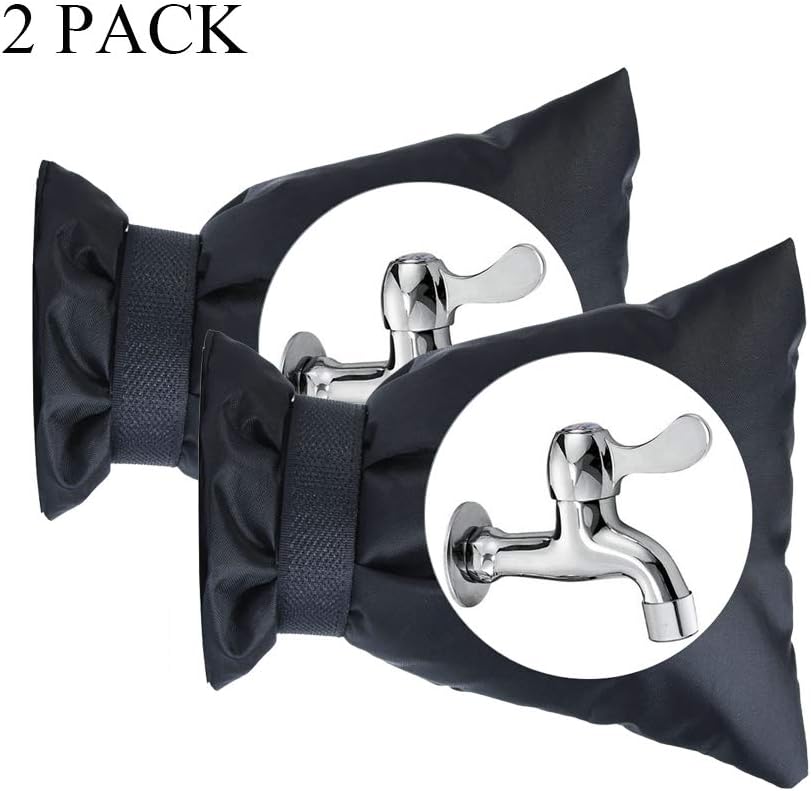 RIJAHO Outdoor Faucet Cover, Thickened Outdoor Tap Cosy Jacket for Winter, Insulated Waterproof Thermal Tap Protector, 2 Pack : Garden & Outdoor