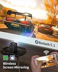 4K Supported Mini Projector, 5G WiFi Bluetooth