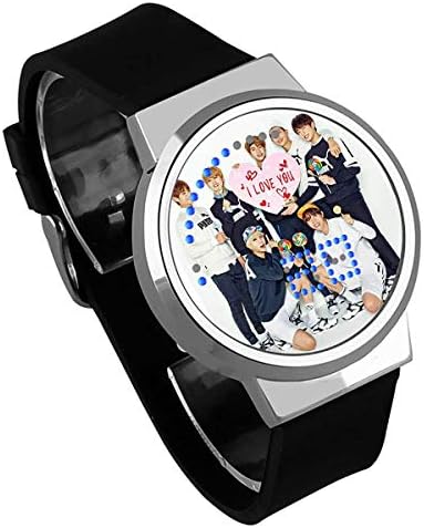 MUMUQI BTS Watch Athletic Shooting Game Night Light Touch LED Creative Electronic Student Watch for Boys and Girls Bracelet Souvenir Gift