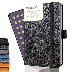 Dingbats - Wildlife Plain Pocket Notebook, Orange