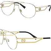 VERSACE VE1269 Metal PILOT Shape Eyeglass with Luxury Eyewear kit