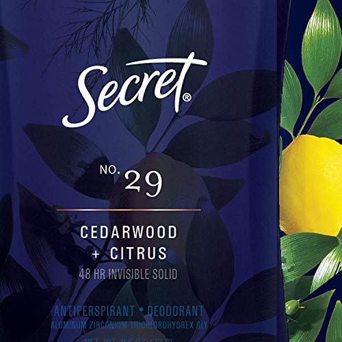 Secret Antiperspirant Deodorant for Women with Pure Essential Oils