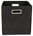 Modern Littles Smarty Pants Folding Storage Bin, Solid Black