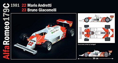 Italeri 4704 Alfa Romeo 179 - 179C 1/12 Scale Model Kit, Limited Re-Edition  - Thumbnail 5