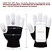 Amazer Light Gloves Finger Lights Up Colorful Flashing Light Gloves for Christmas Xmas Dance Thanksgiving Day Toys Gifts for Birthday Party with More Fun- Black