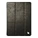 iPad Pro 9.7 Leather Case, Jisoncase Vintage Genuine Leather Smart Cover Flip Folio Protective Case with Auto Wake/Sleep Function for Apple iPad Pro 9.7-inch Black JS-PRO-11A10