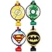 Amscan 331585 Justice League™ Blowouts, 8 pcs, Party Favor