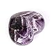 Natural Quartz Heart Amethyst Quartz Healing Gemstone Love Carved Polished Carved Palm Worry Stone Reiki Balancing